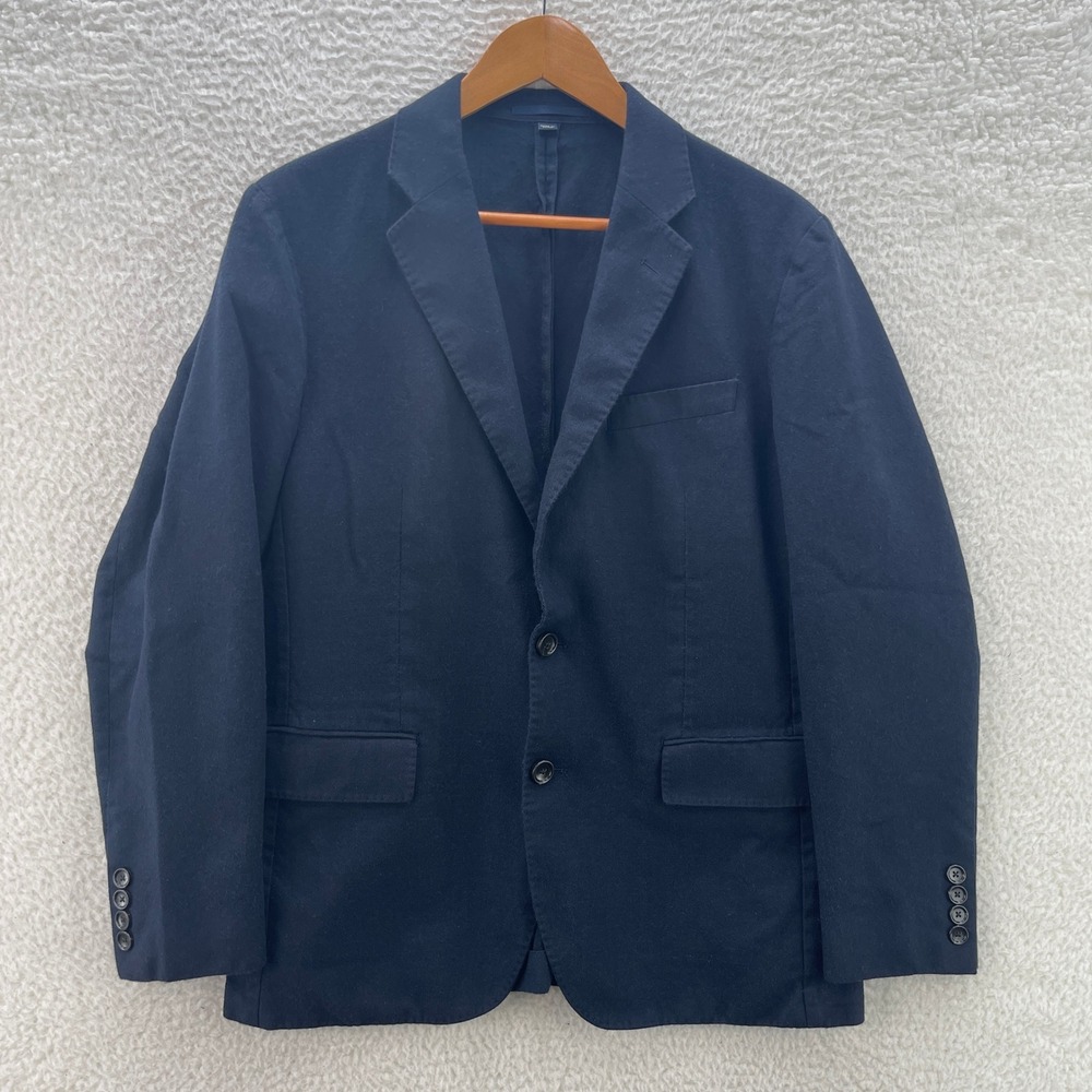J Crew Ludlow Blazer Mens 40S Blue British Moon Cloth Worsted Wool Unstructured